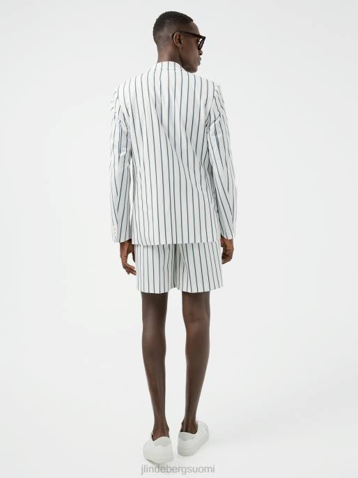 J.Lindeberg dorian pinstripe bleiseri miehet valkoinen 4VD02560 vaatetus