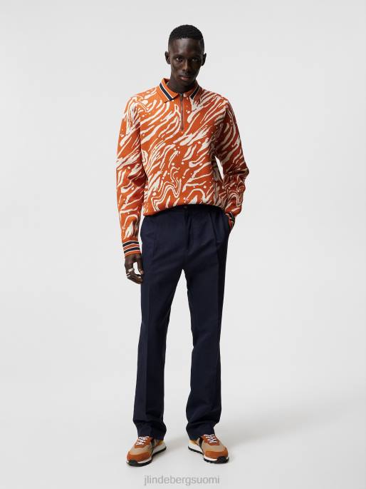 J.Lindeberg haij puuvillaiset pellavahousut miehet laivasto 4VD01222 vaatetus