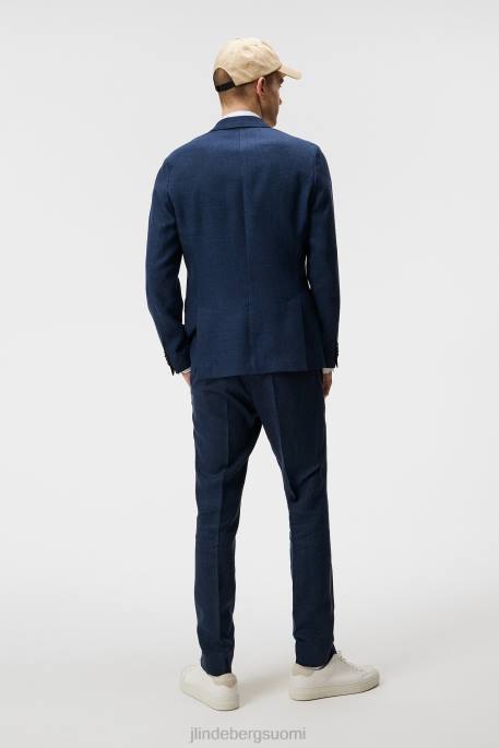 J.Lindeberg hopper super pellava bleiseri miehet sininen indigo 4VD01221 vaatetus