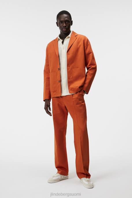 J.Lindeberg jack-puuvillainen pellavableiseri miehet minimaalinen 4VD01206 vaatetus