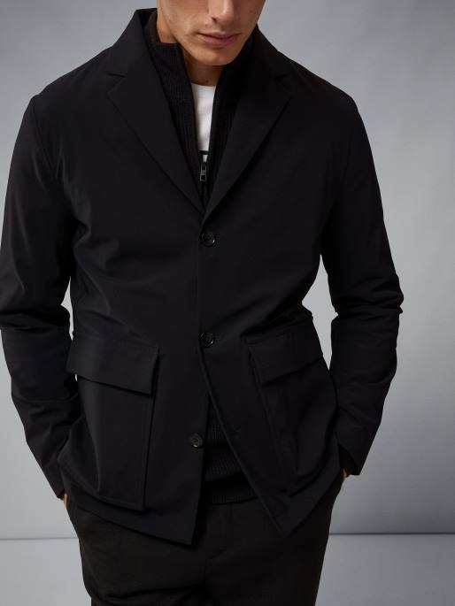 J.Lindeberg jack stretch bleiseri miehet musta 4VD02553 vaatetus