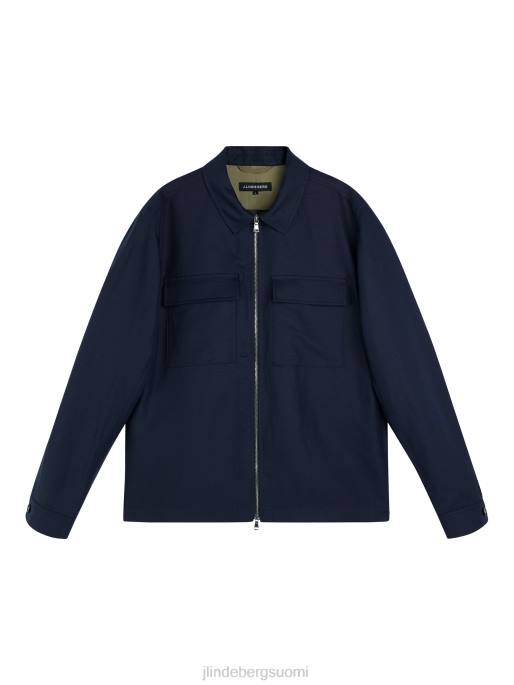 J.Lindeberg jackson tencel pellavatakki miehet laivasto 4VD01209 vaatetus