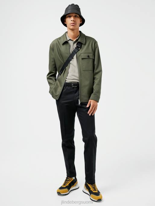 J.Lindeberg jason puuvilla joustava päällyspaita miehet syviä syvyyksiä 4VD02564 vaatetus