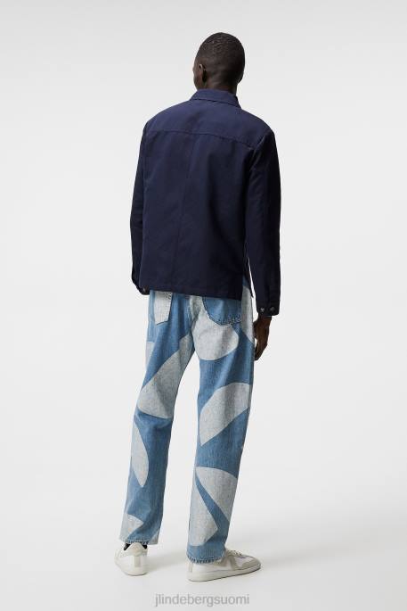 J.Lindeberg jason puuvillainen pellavapäällinen miehet laivasto 4VD01215 vaatetus