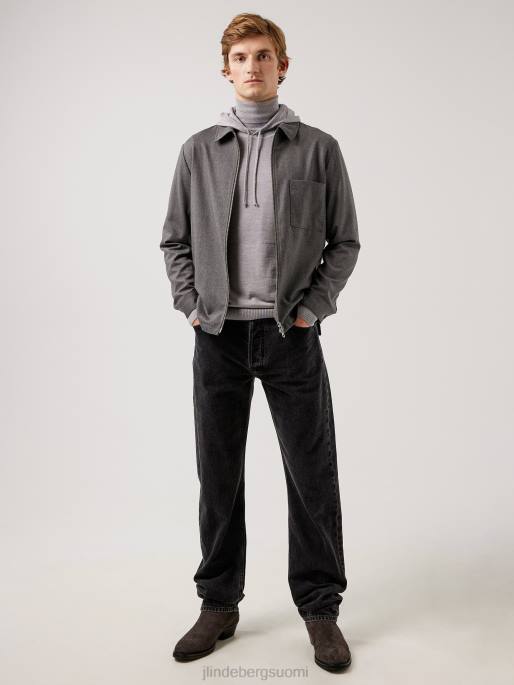 J.Lindeberg jason stretch flanellipäällinen miehet harmaa melansi 4VD02572 vaatetus