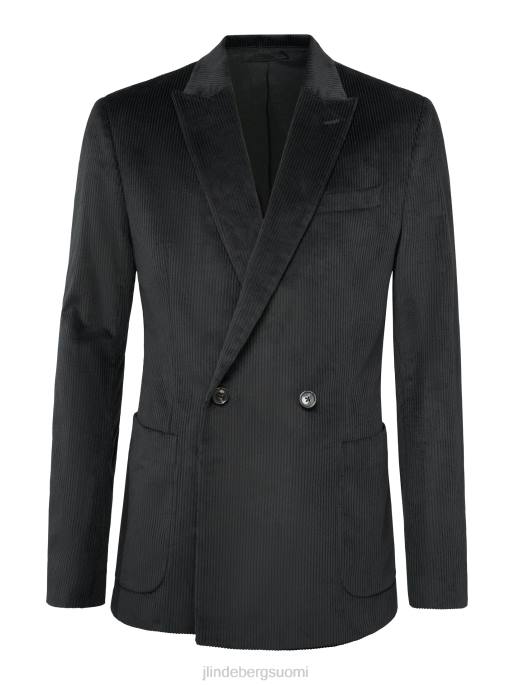 J.Lindeberg kuivaa vakosametti bleiseri miehet musta 4VD02556 vaatetus