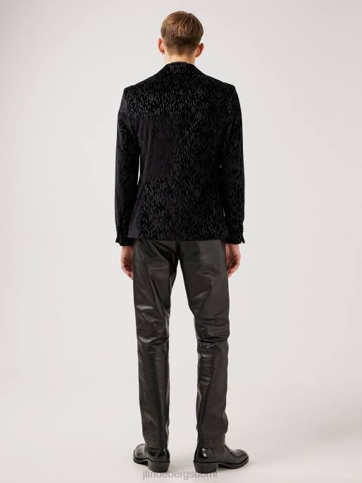 J.Lindeberg lenny painettu samettibleiseri miehet musta 4VD02567 vaatetus