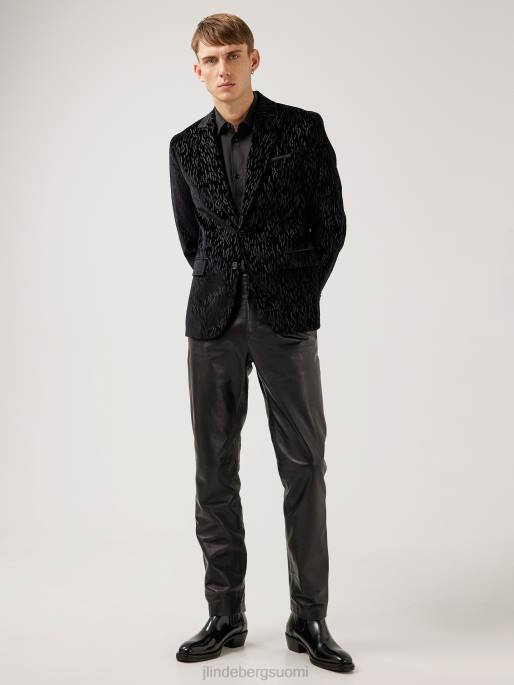 J.Lindeberg lenny painettu samettibleiseri miehet musta 4VD02567 vaatetus