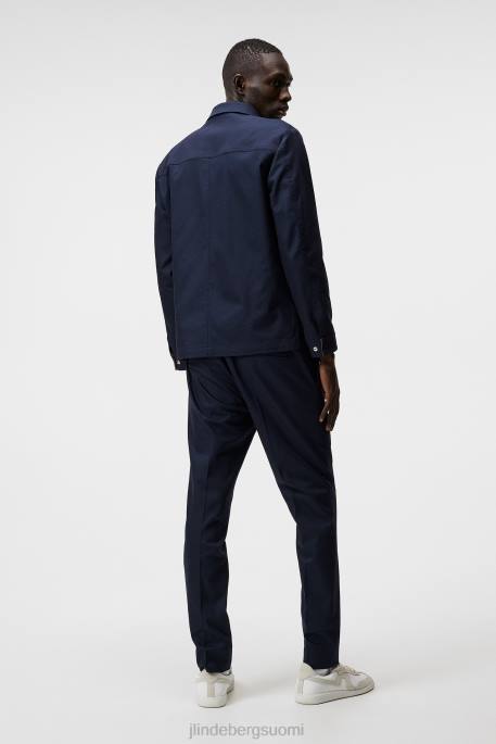 J.Lindeberg myöntää puuvilla joustavat housut miehet laivasto 4VD01213 vaatetus