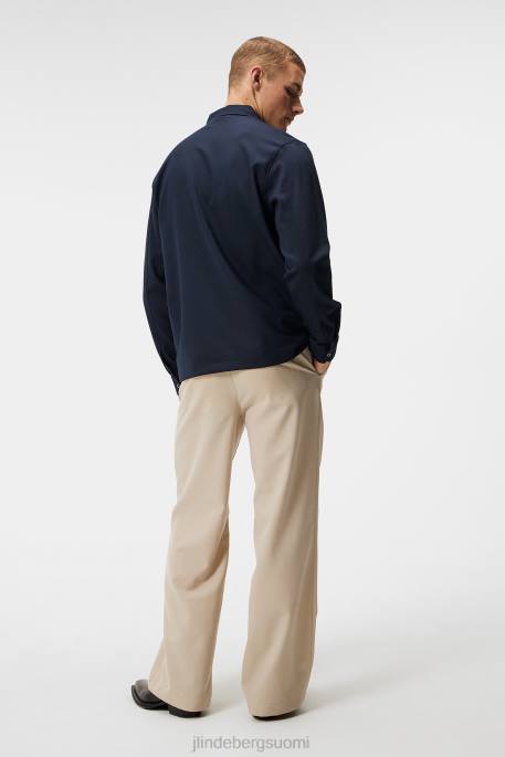 J.Lindeberg reid twill overshirt miehet laivasto 4VD01201 vaatetus