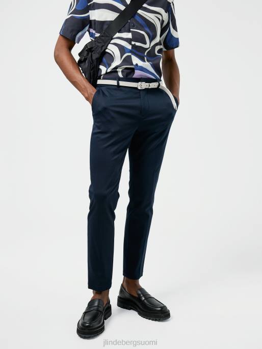 J.Lindeberg sasha jersey twill housut miehet laivasto 4VD02561 vaatetus