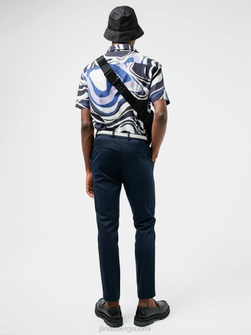 J.Lindeberg sasha jersey twill housut miehet laivasto 4VD02561 vaatetus