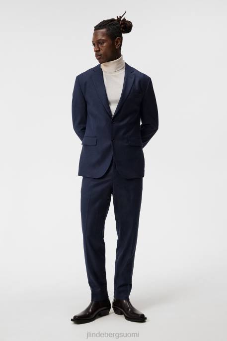 J.Lindeberg suppilo flanellibleiseri miehet laivasto 4VD01203 vaatetus