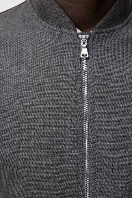 J.Lindeberg thom-rakenteinen 2-ääninen pommikone miehet vaaleanharmaa melansi 4VD01216 vaatetus