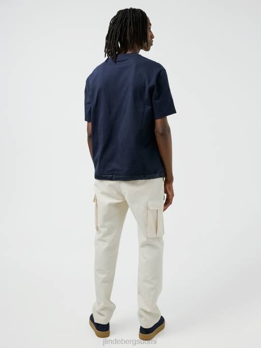 J.Lindeberg Ross hybridi t-paita miehet laivasto 4VD02144 vaatetus