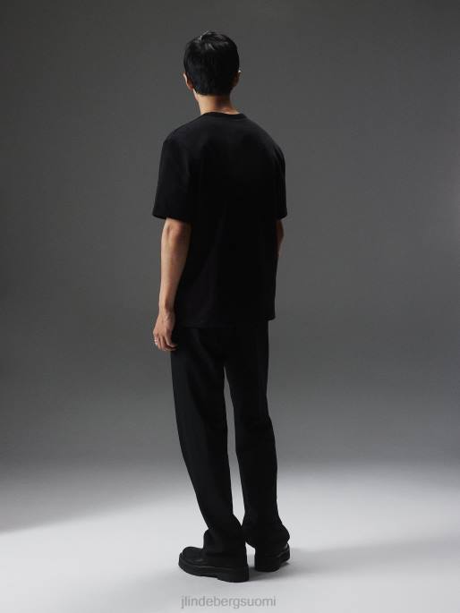 J.Lindeberg camilo graafinen t-paita miehet musta 4VD02135 vaatetus