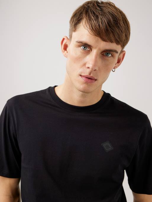 J.Lindeberg dale-logoinen t-paita miehet musta 4VD02159 vaatetus