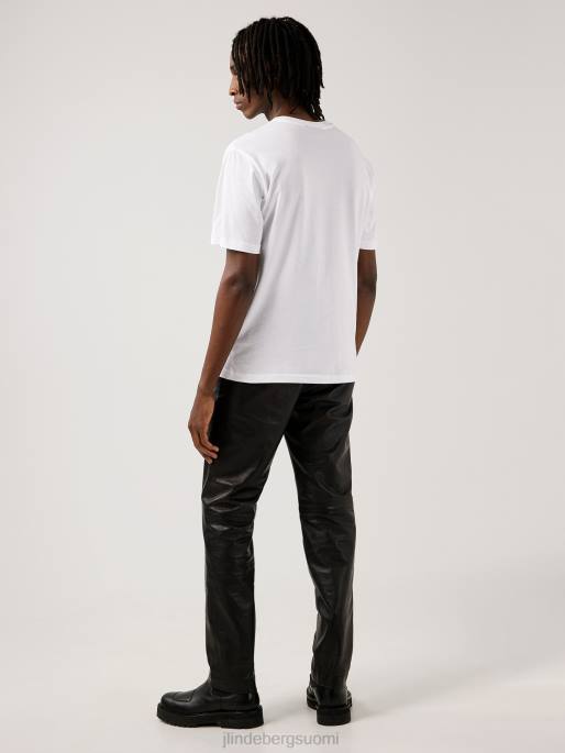 J.Lindeberg dale-logoinen t-paita miehet valkoinen 4VD02160 vaatetus