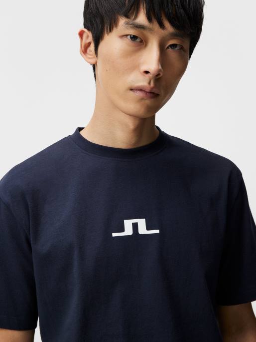 J.Lindeberg darcy logollinen paita miehet laivasto 4VD0970 vaatetus