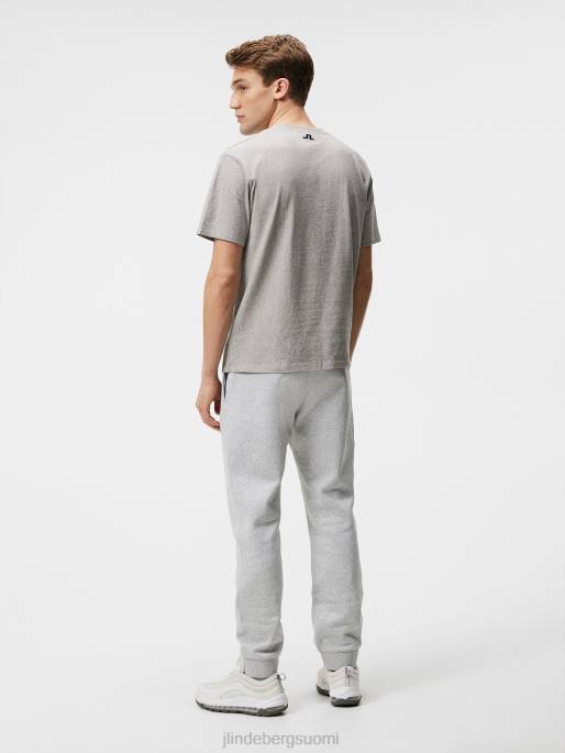 J.Lindeberg darcy logollinen paita miehet vaaleanharmaa melansi 4VD0972 vaatetus