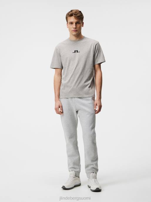 J.Lindeberg darcy logollinen paita miehet vaaleanharmaa melansi 4VD0972 vaatetus