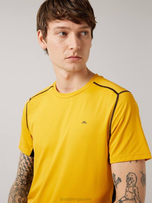 J.Lindeberg linkkipakkaus t-paita miehet mango mojito 4VD02154 vaatetus