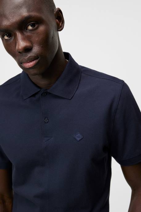 J.Lindeberg rubi slim poolo miehet laivasto 4VD0955 vaatetus