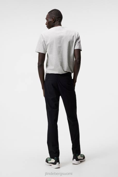 J.Lindeberg sid basic puuvillainen t-paita miehet vaaleanharmaa melansi 4VD0978 vaatetus