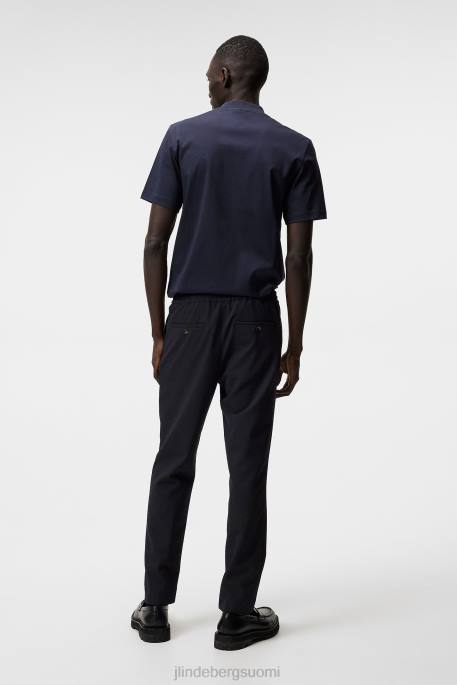 J.Lindeberg ässä pilkkukaula-t-paita miehet laivasto 4VD0974 vaatetus