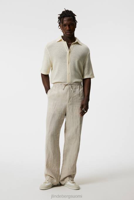 J.Lindeberg torpa ilmava rakennepaita miehet pilvi valkoinen 4VD0945 vaatetus