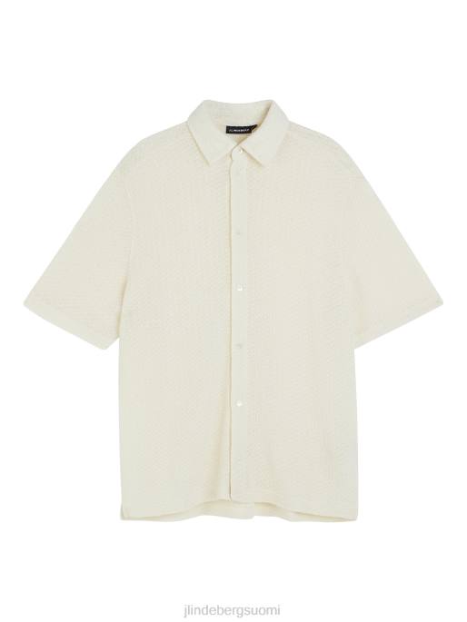 J.Lindeberg torpa ilmava rakennepaita miehet pilvi valkoinen 4VD0945 vaatetus