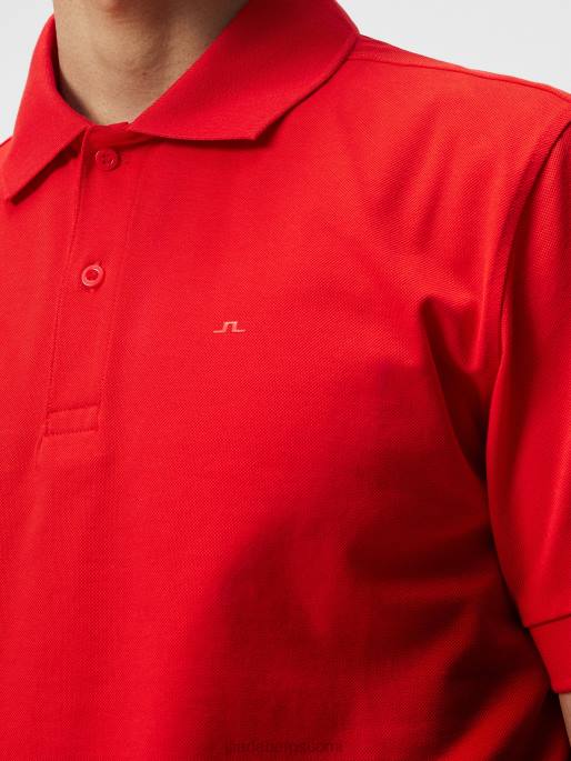 J.Lindeberg troy poolo miehet tulenpunainen 4VD0961 vaatetus