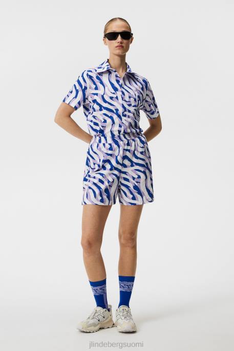 J.Lindeberg diana printatut shortsit naiset violetiksi maalattu seepra 4VD01714 vaatetus