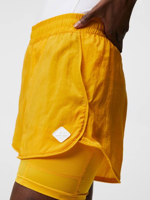 J.Lindeberg fran shortsit naiset sitrushedelmiä 4VD01730 vaatetus