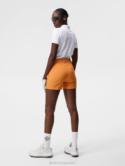 J.Lindeberg gwen shortsit naiset ruosteinen oranssi 4VD01745 vaatetus