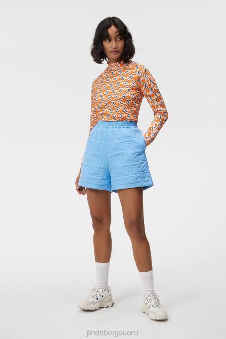 J.Lindeberg kukkapehmustetut shortsit naiset pieni poika sininen 4VD01699 vaatetus