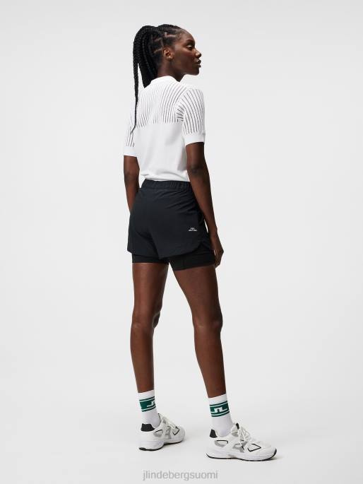 J.Lindeberg mila shortsit naiset musta 4VD01718 vaatetus