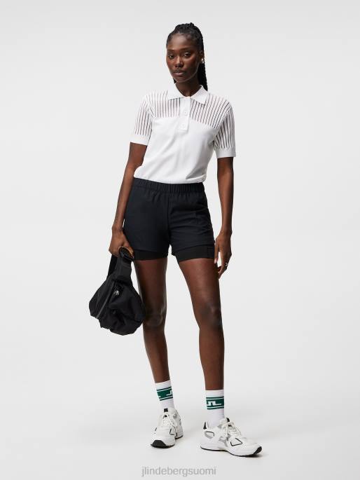 J.Lindeberg mila shortsit naiset musta 4VD01718 vaatetus