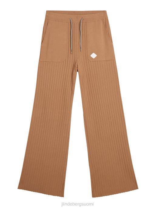 J.Lindeberg zania neulotut housut naiset tiikeriruskea 4VD01724 vaatetus