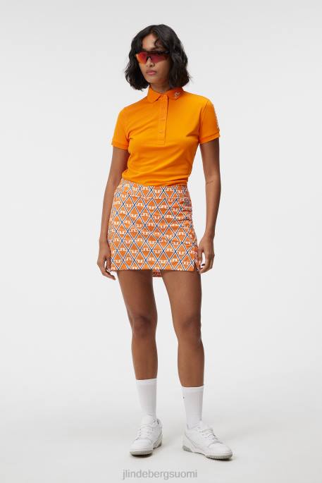 J.Lindeberg amelie keskipitkä printtihame naiset ylenpalttisen timantti 4VD01580 vaatetus