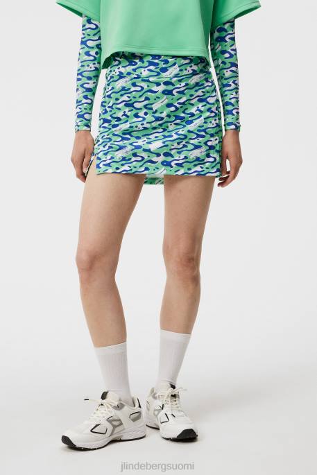 J.Lindeberg amelie print hame naiset caldera jade kerma 4VD01577 vaatetus