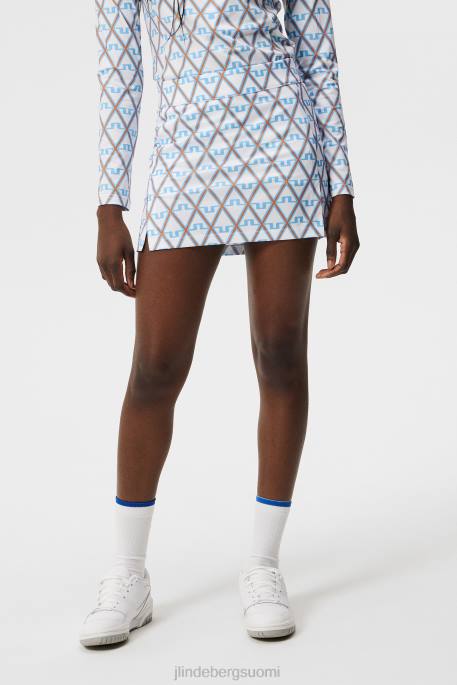 J.Lindeberg amelie print hame naiset pieni poika sininen timantti 4VD01578 vaatetus