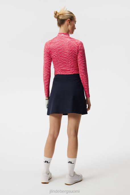 J.Lindeberg cataleya laskostettu hame naiset laivasto 4VD01667 vaatetus