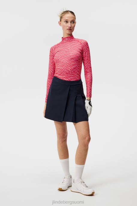 J.Lindeberg cataleya laskostettu hame naiset laivasto 4VD01667 vaatetus