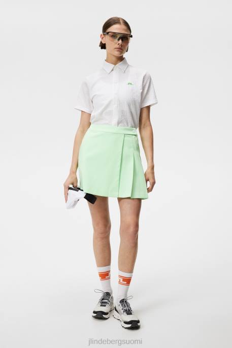 J.Lindeberg cataleya laskostettu hame naiset patinan vihreä 4VD01665 vaatetus