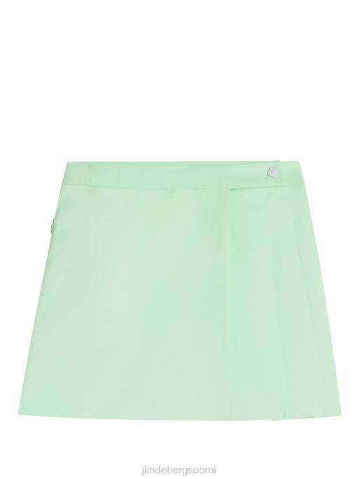 J.Lindeberg cataleya laskostettu hame naiset patinan vihreä 4VD01665 vaatetus