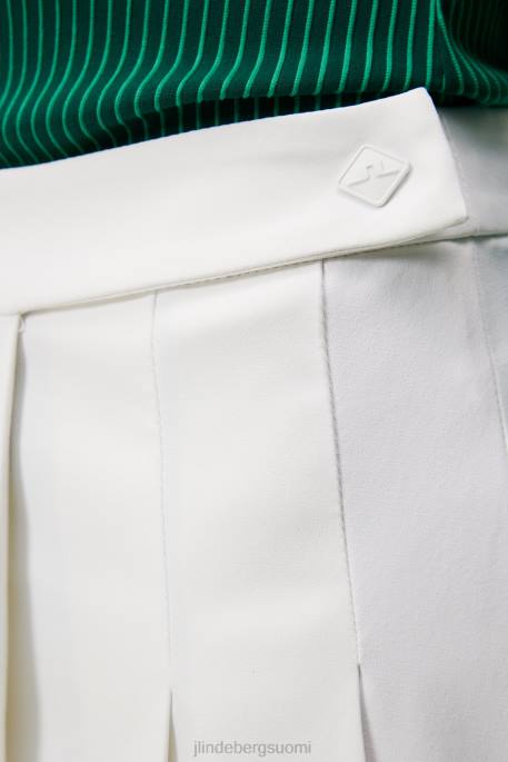 J.Lindeberg cataleya laskostettu hame naiset valkoinen 4VD01666 vaatetus