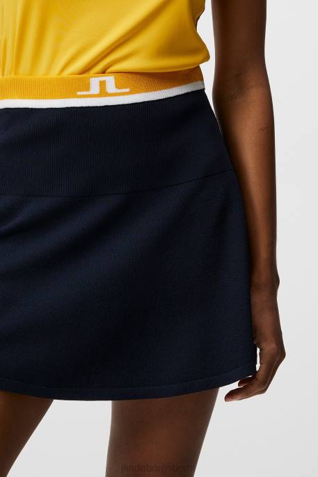 J.Lindeberg frida neulottu hame naiset sitrushedelmiä 4VD01626 vaatetus