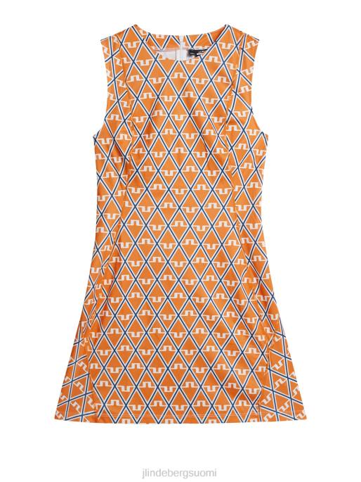 J.Lindeberg helena printti mekko naiset ylenpalttisen timantti 4VD01564 vaatetus