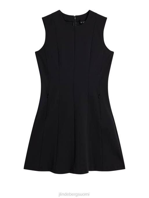J.Lindeberg jasmiini mekko naiset musta 4VD01589 vaatetus